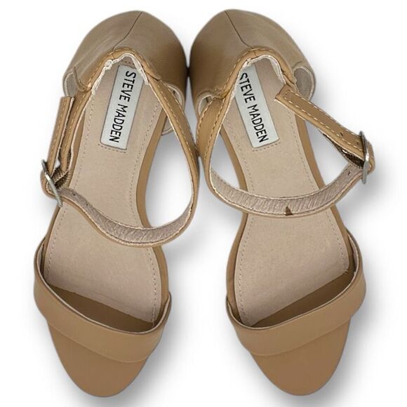 NWOT Steve Madden Womens Irenee Ankle Strap Sandal Brown Size 9.5M - Picture 6 of 9